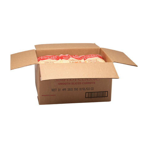 Simplot Smooth Sliced Carrot - 32 oz. package, 12 packages per case