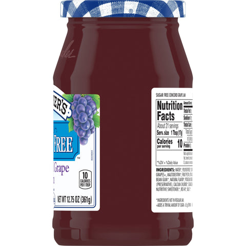 Smucker's® JAM GRAPE SUGAR FREE W/ SPLENDA