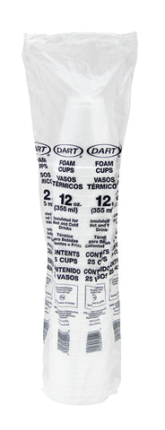 Cup Foam White Small Drink 12 Oz