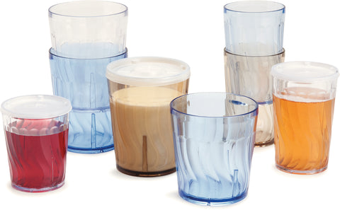 Tumbler Swirl Clear 9 Oz