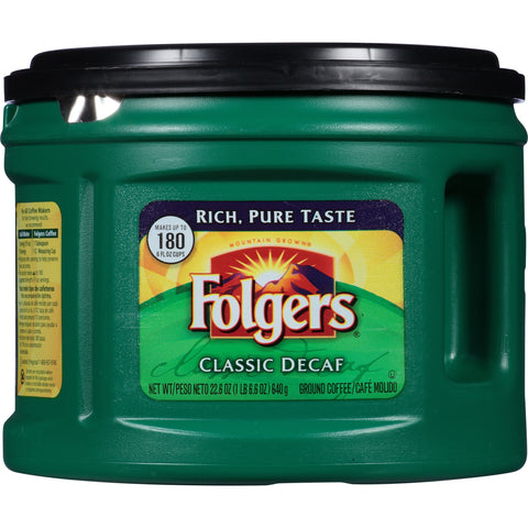 Folgers® COFFEE GROUND CLASSIC ROAST DECAF