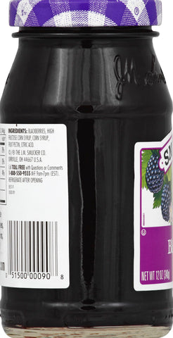 Smucker's® JAM BLACKBERRY SEEDLESS GLASS JAR