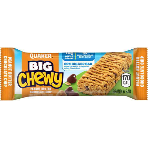 Quaker Chewy QUAKER BIG CHEWY PB CHOC CHIP 10/1.48Z