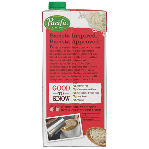 Pacific Foods MILK RICE ORIGINAL BARISTA SERIES AESPETIC CARTON