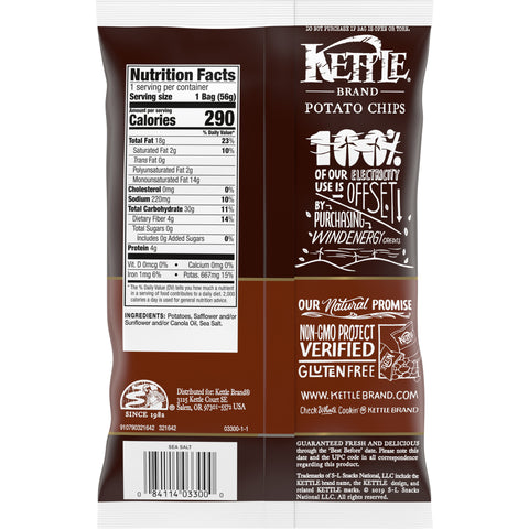Chip Potato Kettle Sea Salt