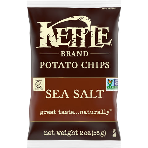 Kettle Lightly Salted Potato Chips - 2 oz. bag, 24 per case