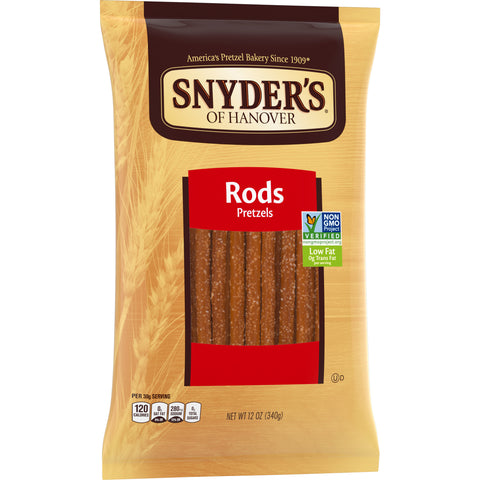 Snyders Of Hanover Pretzel Rod, 12 Ounce -- 12 per case.