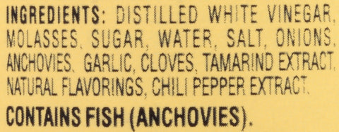 Sauce Worcestershire Glass Bottle