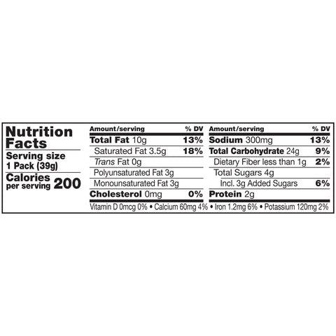 Cracker Cheese Wafer 20/6 Ct