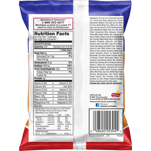 Quaker® SNACK MIX BAKED CHEDDAR LSS