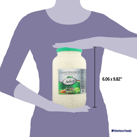 Ventura Foods Classic Gourmet Select Buttermilk Ranch Dressing, 1 Gallon -- 4 per case