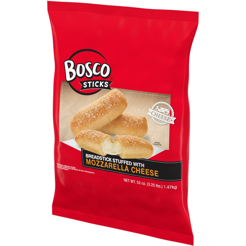 Bosco Stuffed Mozzarella Cheese Breadstick, 3.25 Pound -- 4 per case.
