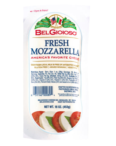 Cheese Mozzarella Fresh Thermo Log
