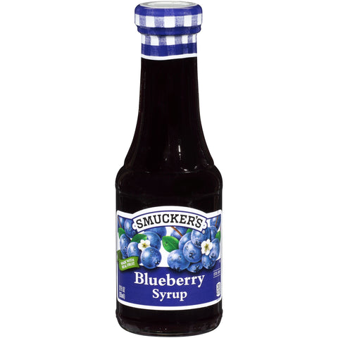 Smuckers Blueberry Syrup, 12 Fluid Ounce -- 6 per case.