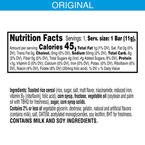 Snack Bar Rice Krispies Treats® Mini-squares