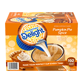 Creamer Liquid Pumpkin Pie Spice Seasonal Non-dairy Single Serve Cup