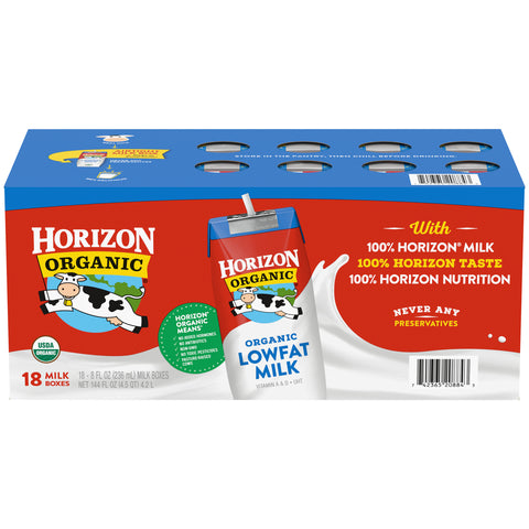 Milk 1% Reduced Fat Organic Aseptic
