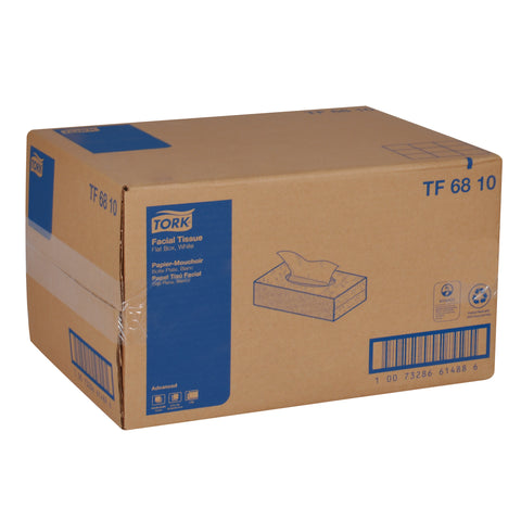 Tork Advanced TISSUE FACIAL FLAT BOX WHITE 2-PLY 8.2X7.9