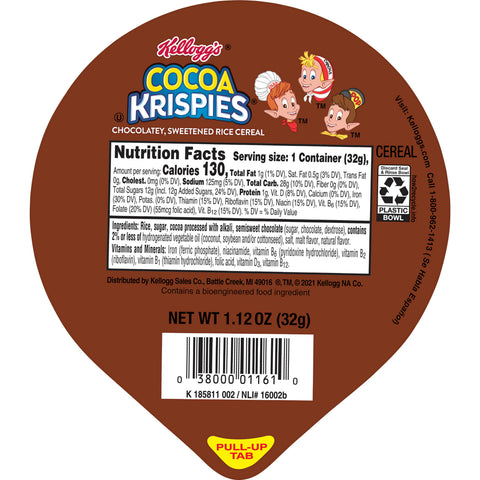 Cereal Cocoa Krispie Simple Serve 96 Case 1 Ounce