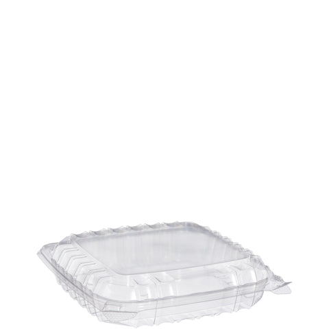 Container Ops Clear Hinged Lid Medium 1-compartment 8.25x8.25x2