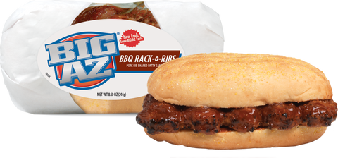 Sandwich Rack-o-ribs Bbq Pork Rib Fc 8.6 Oz 0090