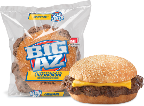 Big Az Cheeseburger, 8.9 Ounce -- 10 per case.