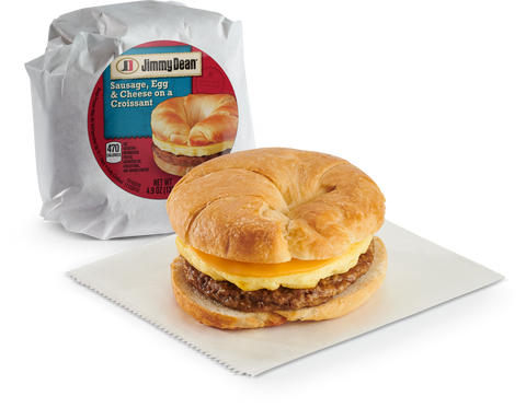 Sandwich Croissant Sausage Egg & Cheese Iw