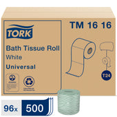 Tork Universal TISSUE BATH ROLL WHITE 2-PLY 3.8X4.5