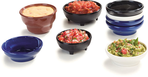 Carlisle RAMEKIN MOLCAJETE BLACK 3 OZ