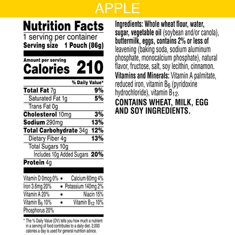 Eggo® PANCAKE MINI APPLE FLAVORED WHOLE GRAIN IW