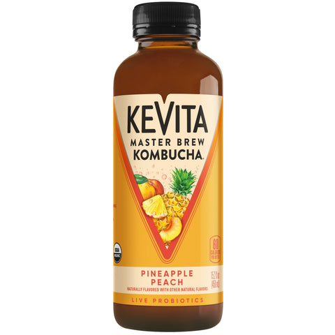 Kevita DRINK KOMBUCHA PINEAPPLE PEACH