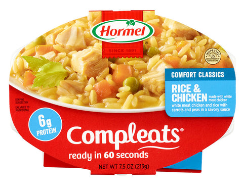Hormel Compleats Rice and Chicken, 7.5 Ounce -- 7 per case