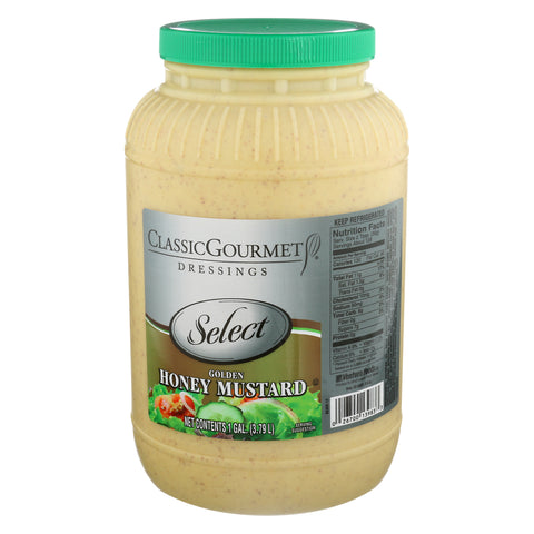 Ventura Foods Classic Gourmet Select Golden Honey Mustard Salad Dressing, 1 Gallon -- 4 per case.