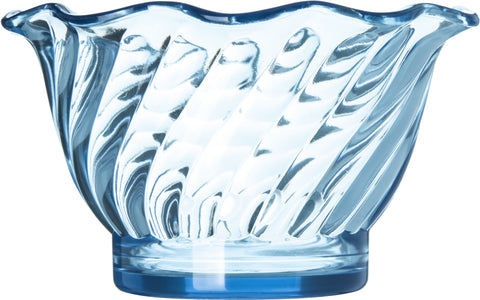 Dish Dessert Tulip Ice Blue 5 Oz