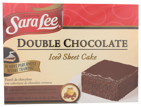 Cake Double Chocolate Sheet Iced 12x16