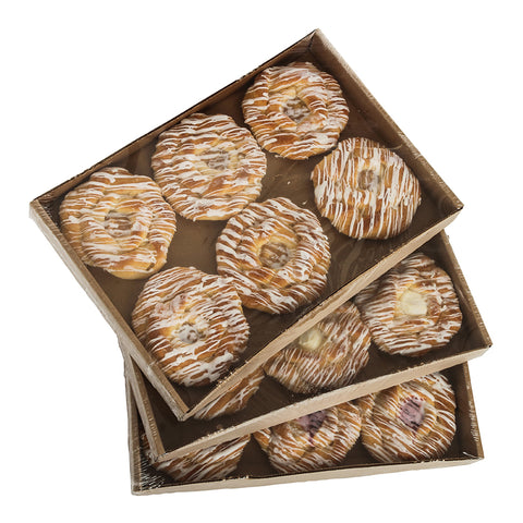 La Francaise Bakery DANISH ROYAL VARIETY APPLE/CHEESE/RASPBERRY