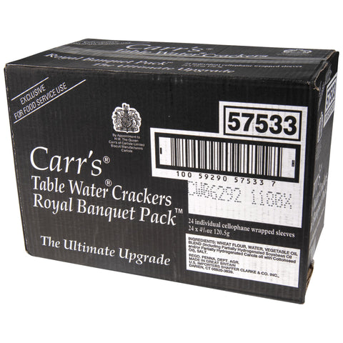 Carrs Table Water Royal Banquet Pack Crackers, 8.81 Ounce -- 12 per case