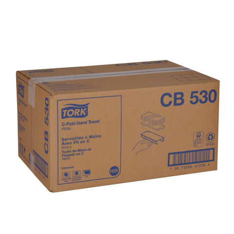 Towel Hand C-fold White 1-ply 10.1x12.8