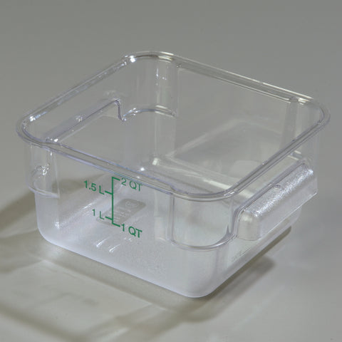 Container Plastic Clear Storplus Square 2 Qt