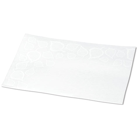 Napkin Dispenser Leaf Design White 2-ply 13x8.5
