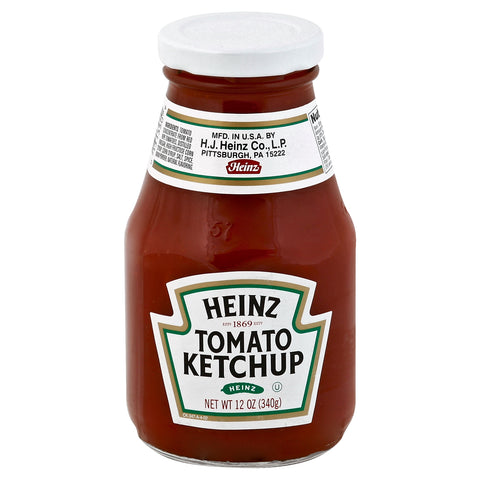 Ketchup Wide Mouth Glass Bottle 001350/78000006
