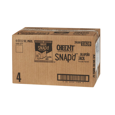Kelloggs Cheez It Jalapeno Jack Cracker, 2.2 Ounce -- 6 per case