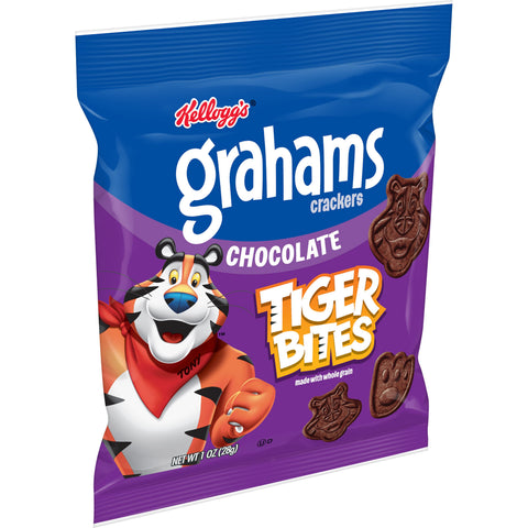 Kellogg's Tiger Bites Chocolate Graham Cracker, 1 Ounce -- 150 per case