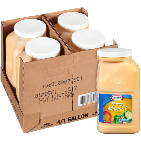 Kraft Honey Mustard Salad Dressing, 1 Gallon -- 4 per case