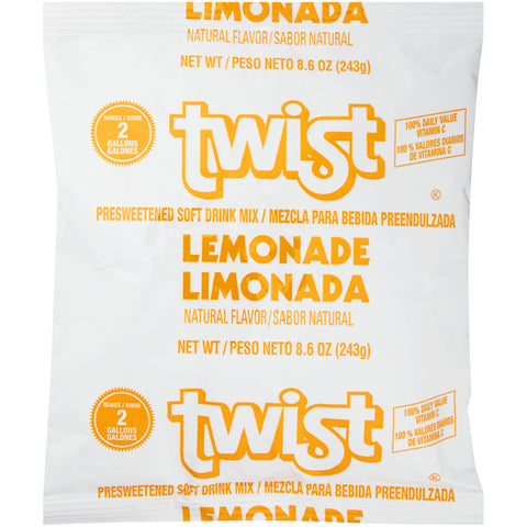 Drink Mix Lemonade White Pre-sweetened