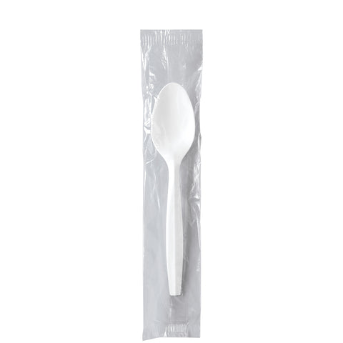 Spoon Tea Plastic Medium Weight White Pp Iw