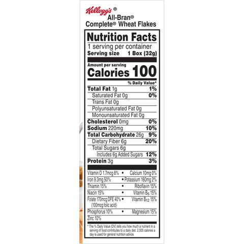 Cereal Complete Wheat Bran Flakes