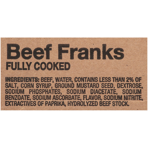 Oscar Mayer FRANK ALL BEEF 4:LB 6.5