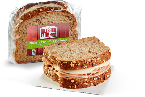Hillshire Farm Turkey and Provolone Sandwich, 0.5 Pound -- 10 per case
