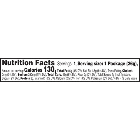 Cracker Cheese W/ Cheddar Cheese 0.93 Oz